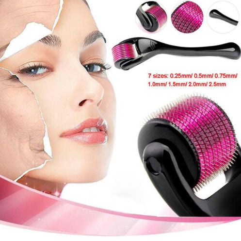 Derma Roller 0.5mm With 540 Micro Needle For Hair Growth And Facial Skin Therapy