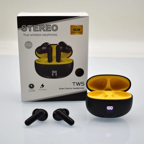 Stereo 895b Wireless Bluetooth Earbuds | Bluetooth 5.3 For Android/iphone (black)