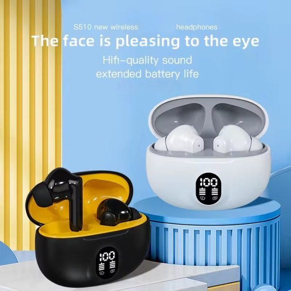 Stereo 895b Wireless Bluetooth Earbuds | Bluetooth 5.3 For Android/iphone (black)